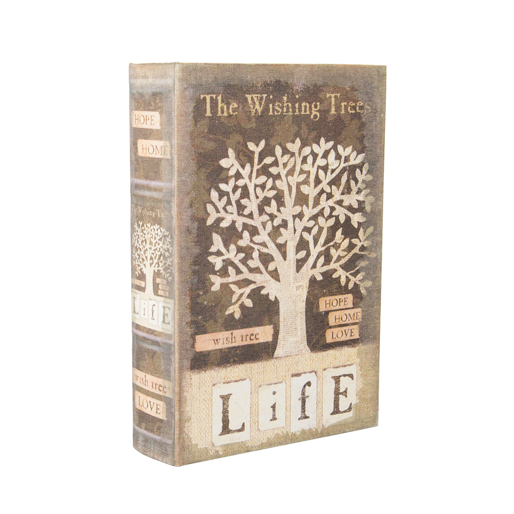 Шкатулка фолиант Life Tree лен M | Интернет-магазин Кактус