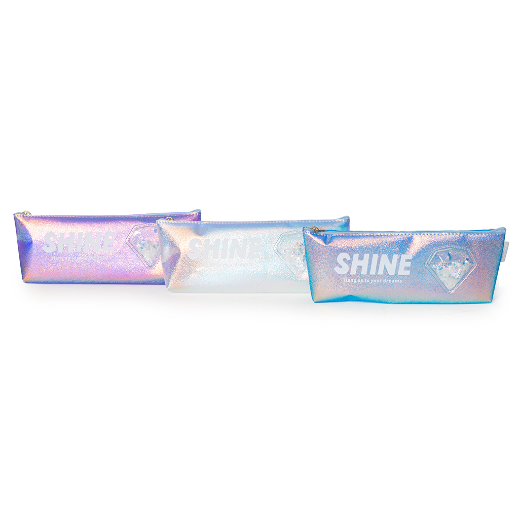 Пенал Shine голограма23.5х8см 3види