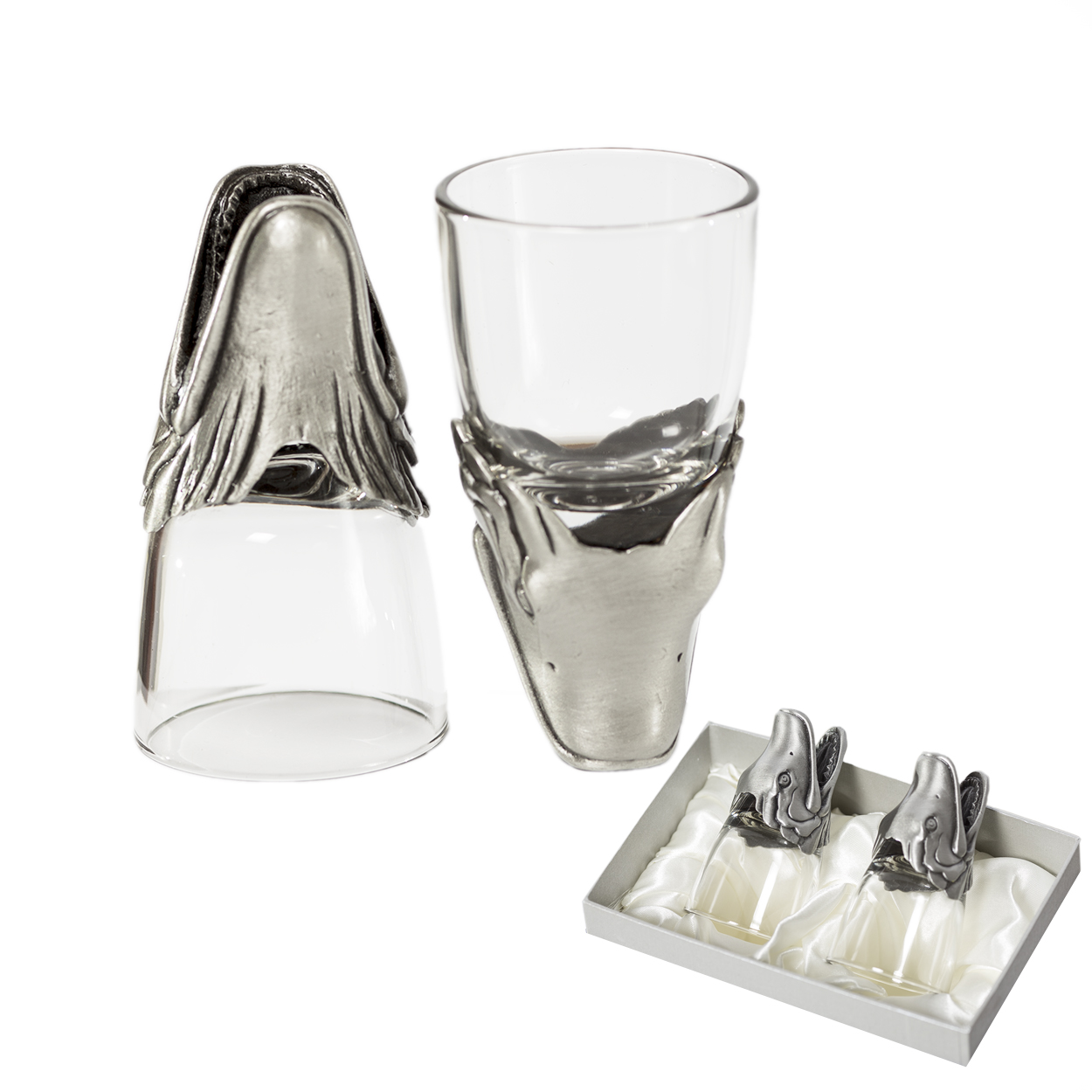 Рюмки Щука 2 шт 50 мл | Интернет-магазин Кактус