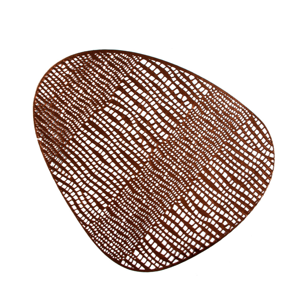 Циновка под тарелку Tabby Pod золото 38см | Интернет-магазин Кактус