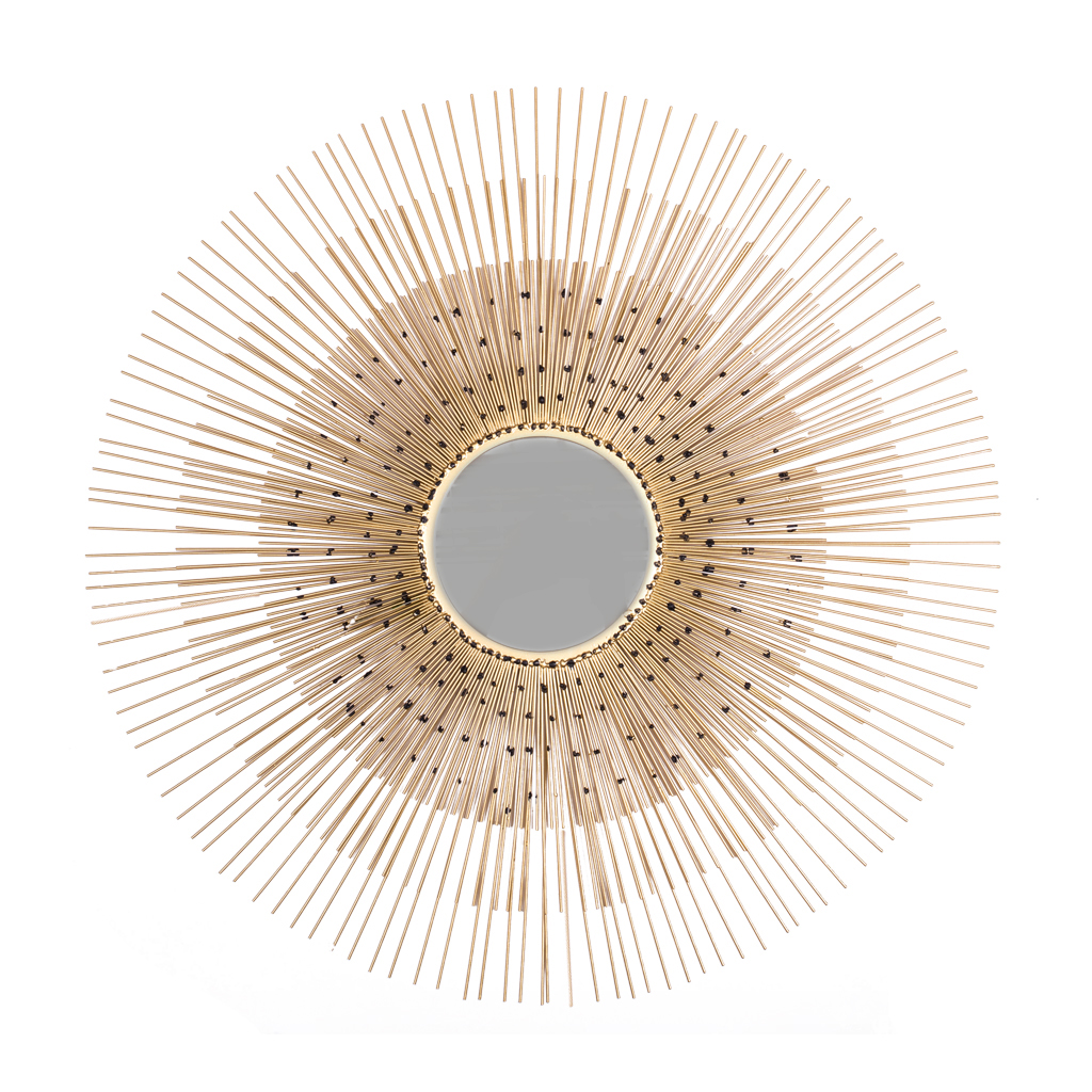 Зеркало Солнце золото | Интернет-магазин Кактус