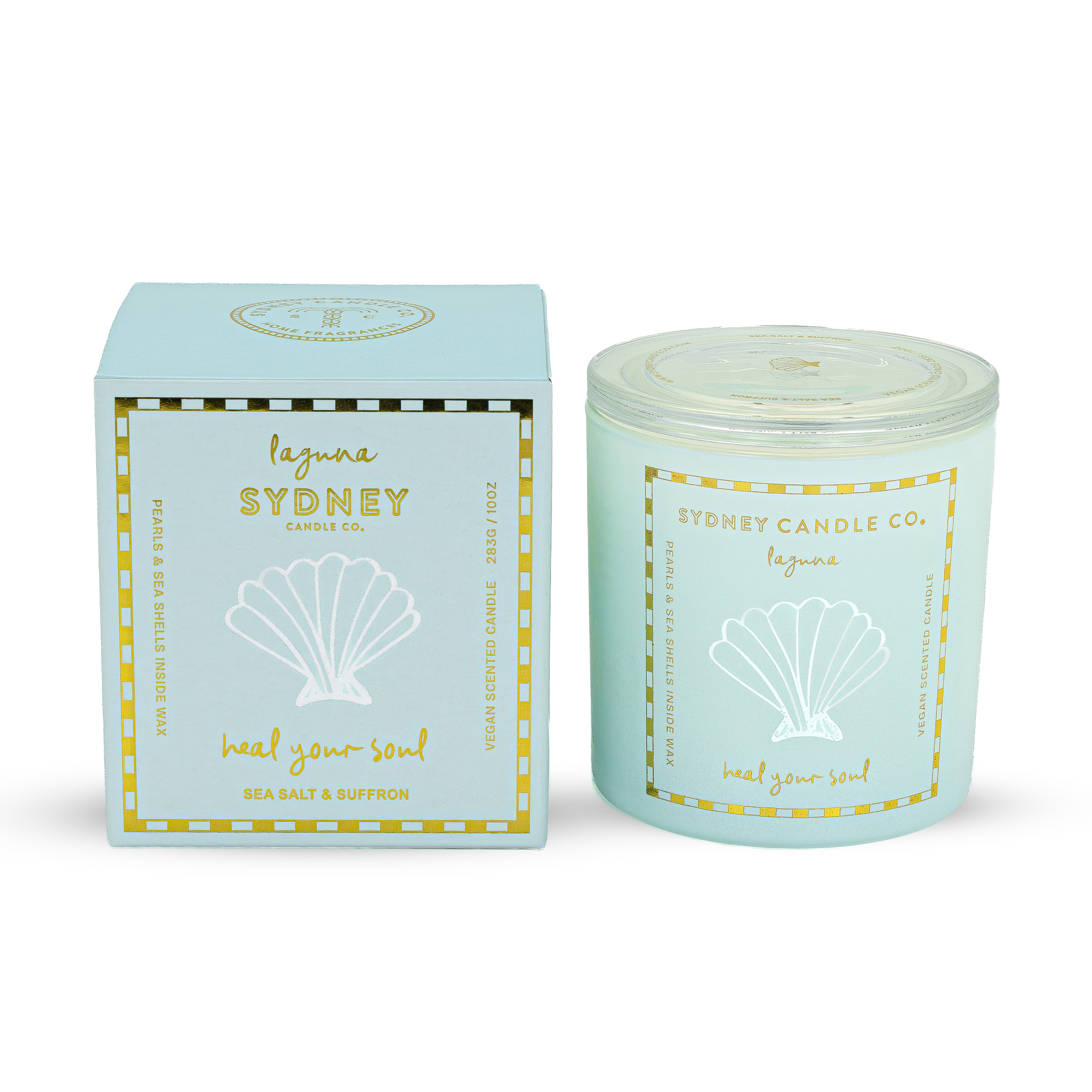 Свеча Laguna Sydney Sea salt & suffron 283гр | Интернет-магазин Кактус