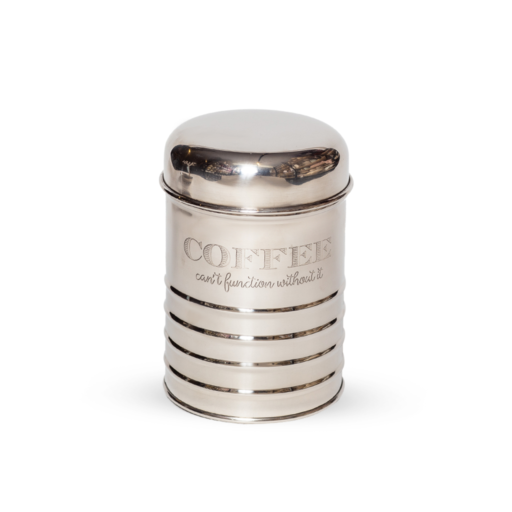 Банка для кофе сталь 16см | Интернет-магазин Кактус