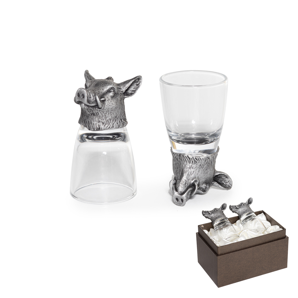 Рюмки Кабан 2 шт 50 мл | Интернет-магазин Кактус