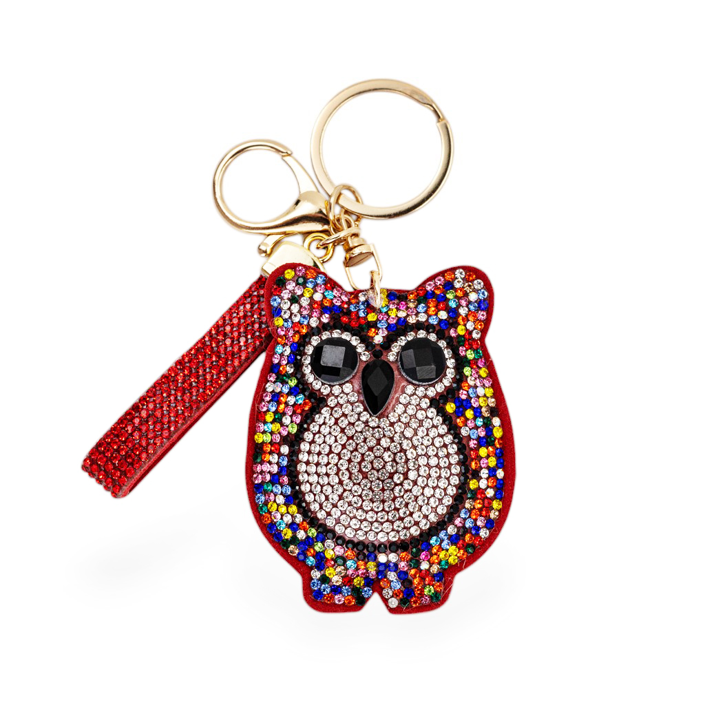 Брелок Совушка разноцвеетная 11,5см | Интернет-магазин Кактус