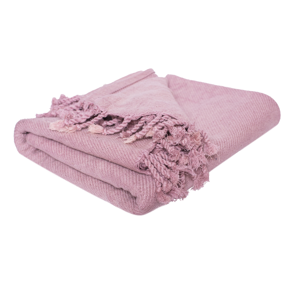 Плед котон запорошена троянда 130 * 170см | Интернет-магазин Кактус