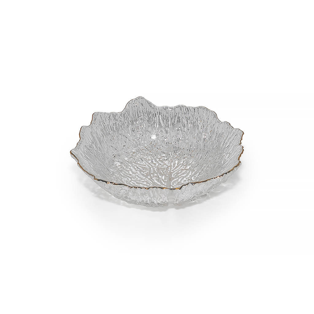 Пиала стеклянная Дерево золото 16см | Интернет-магазин Кактус