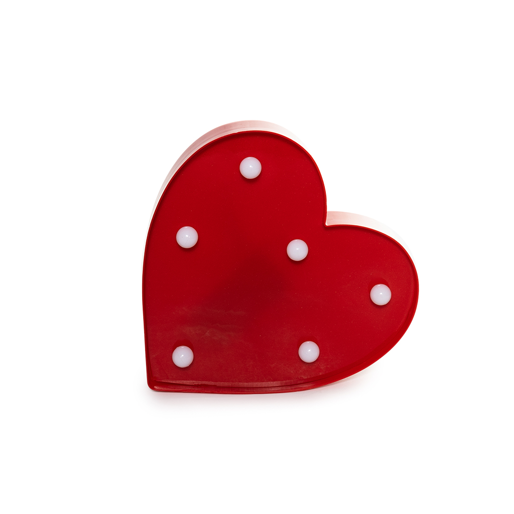 Ночник Glam HEART 16х16см