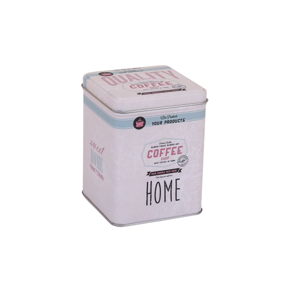 Коробочка метал COFFEE / HOME M 2 види 11 * 8 * 8 | Интернет-магазин Кактус