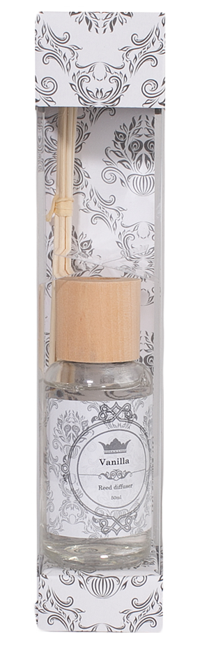 Диффузор Ваниль  50мл и 6 палочек 21см | Интернет-магазин Кактус