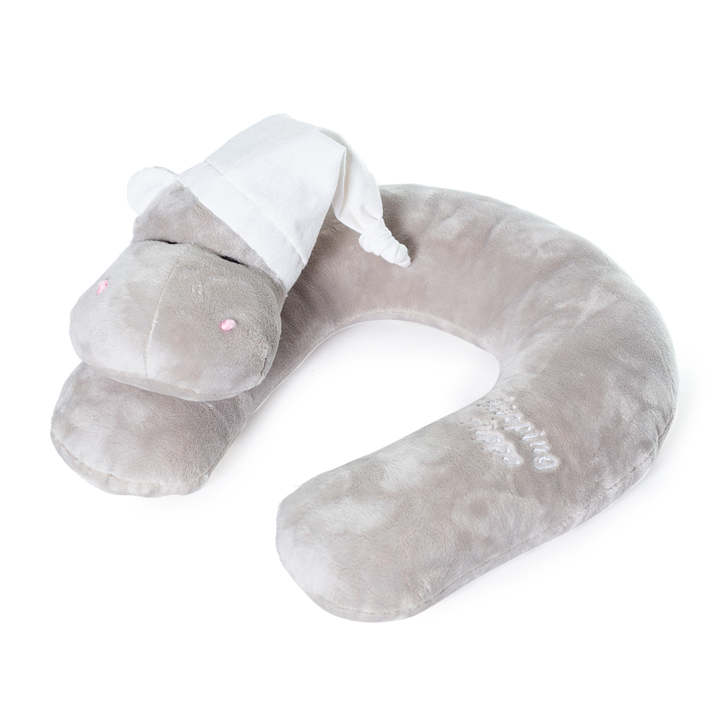 Подушка для путешествий бегемот | Интернет-магазин Кактус