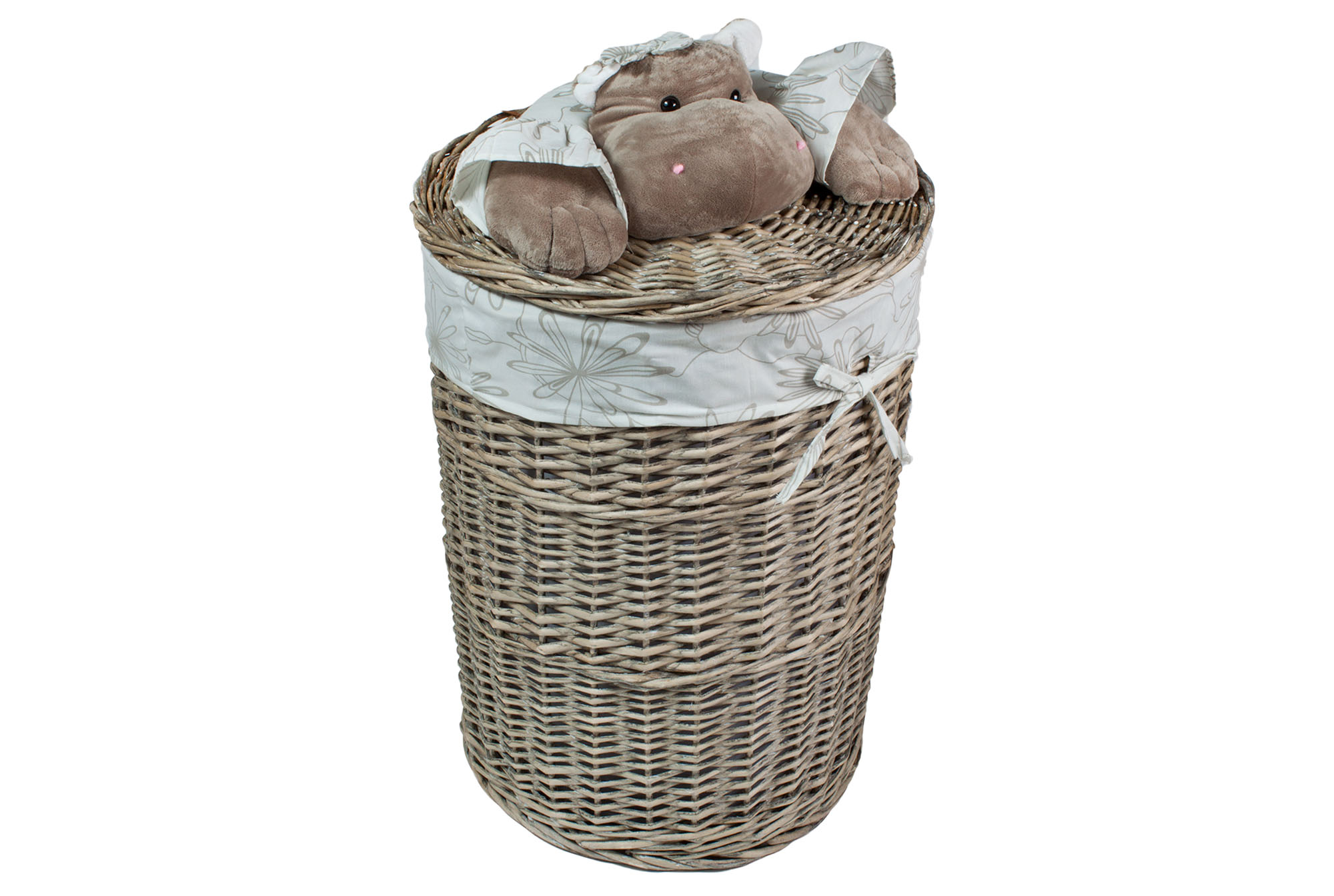 Кошик з кришкою (бегемот) L 45 * h60cm | Интернет-магазин Кактус