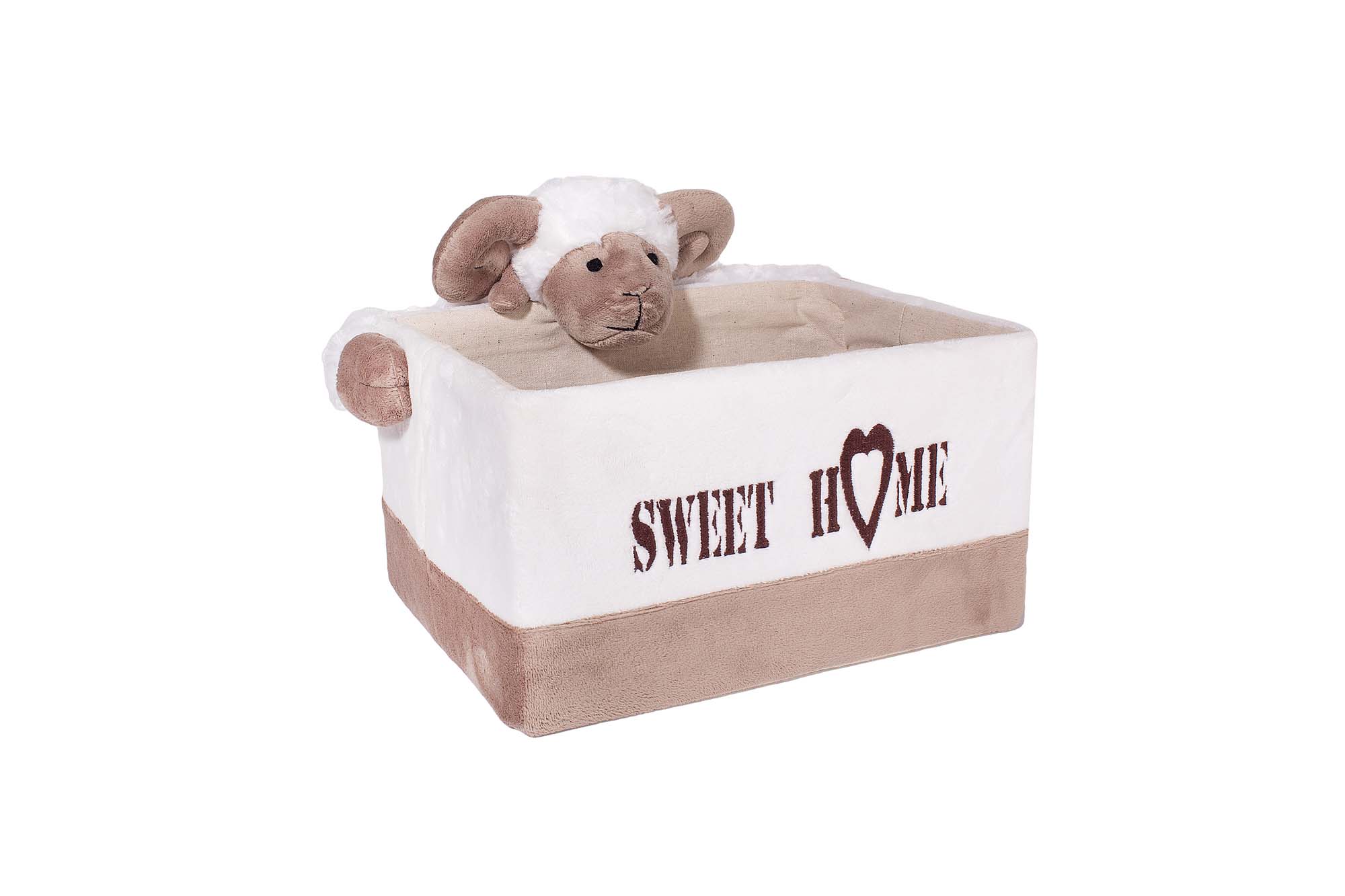 Кошик мякий (баранчик) M 31 * 22*17cm | Интернет-магазин Кактус