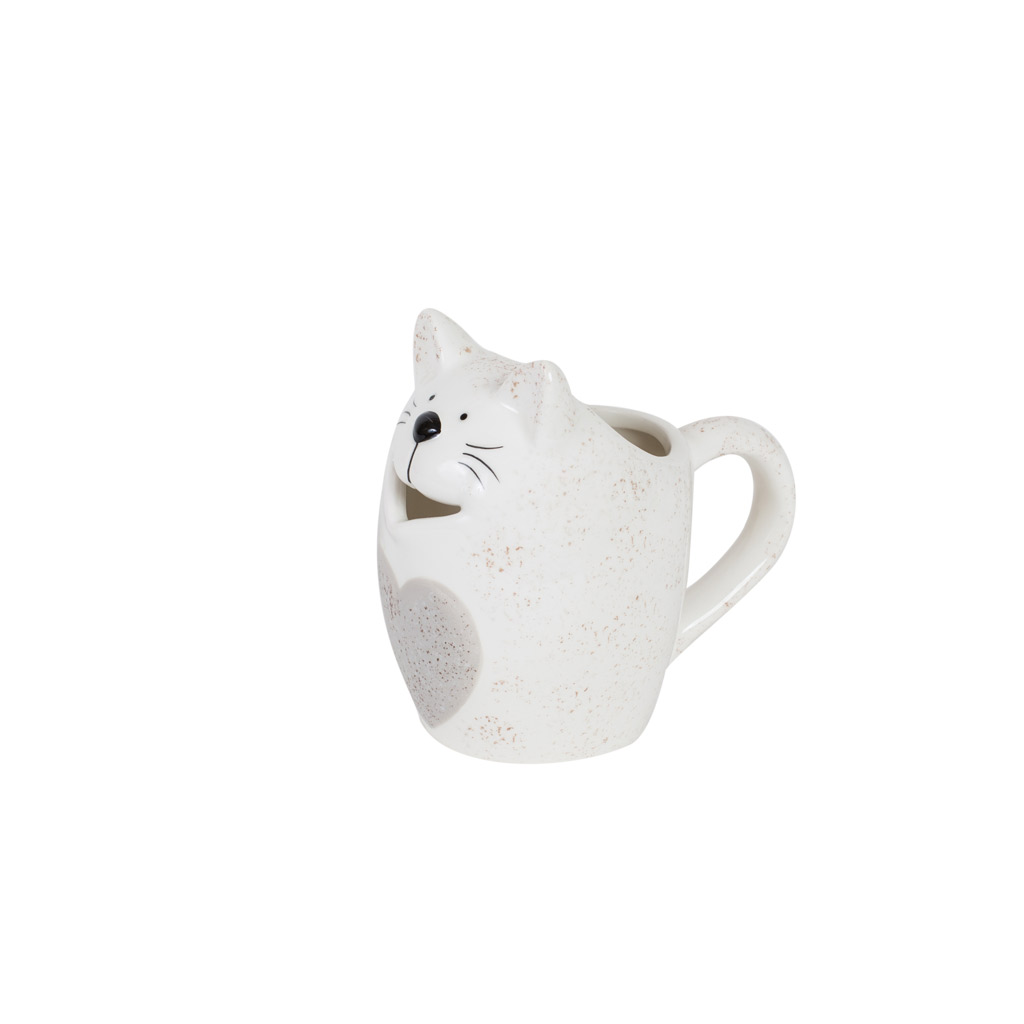 Молочник Кот с сердцем 11.5см | Интернет-магазин Кактус