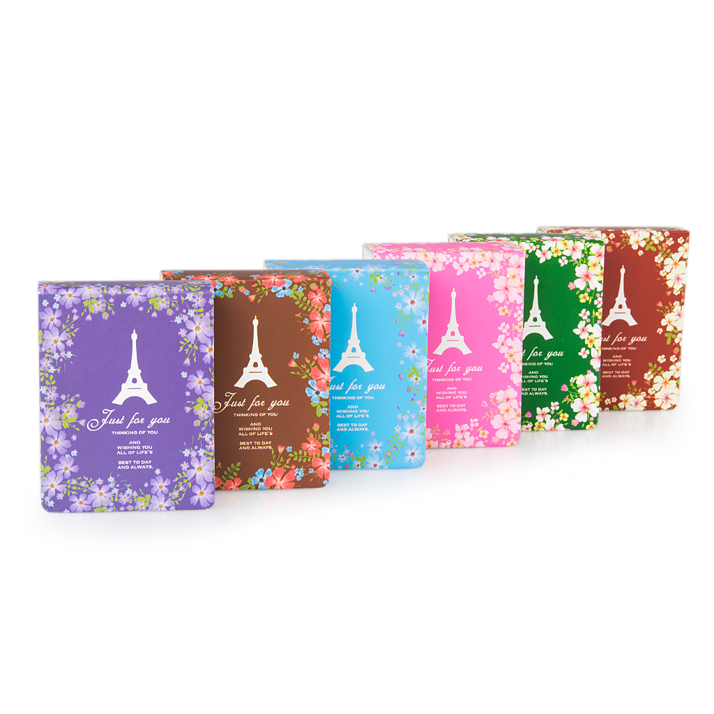 Блокнотик Париж 6 цетов 8*6.5*2.5см | Интернет-магазин Кактус