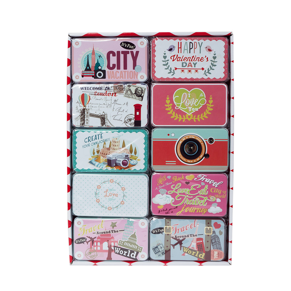 Баночка метал City 10 видів | Интернет-магазин Кактус