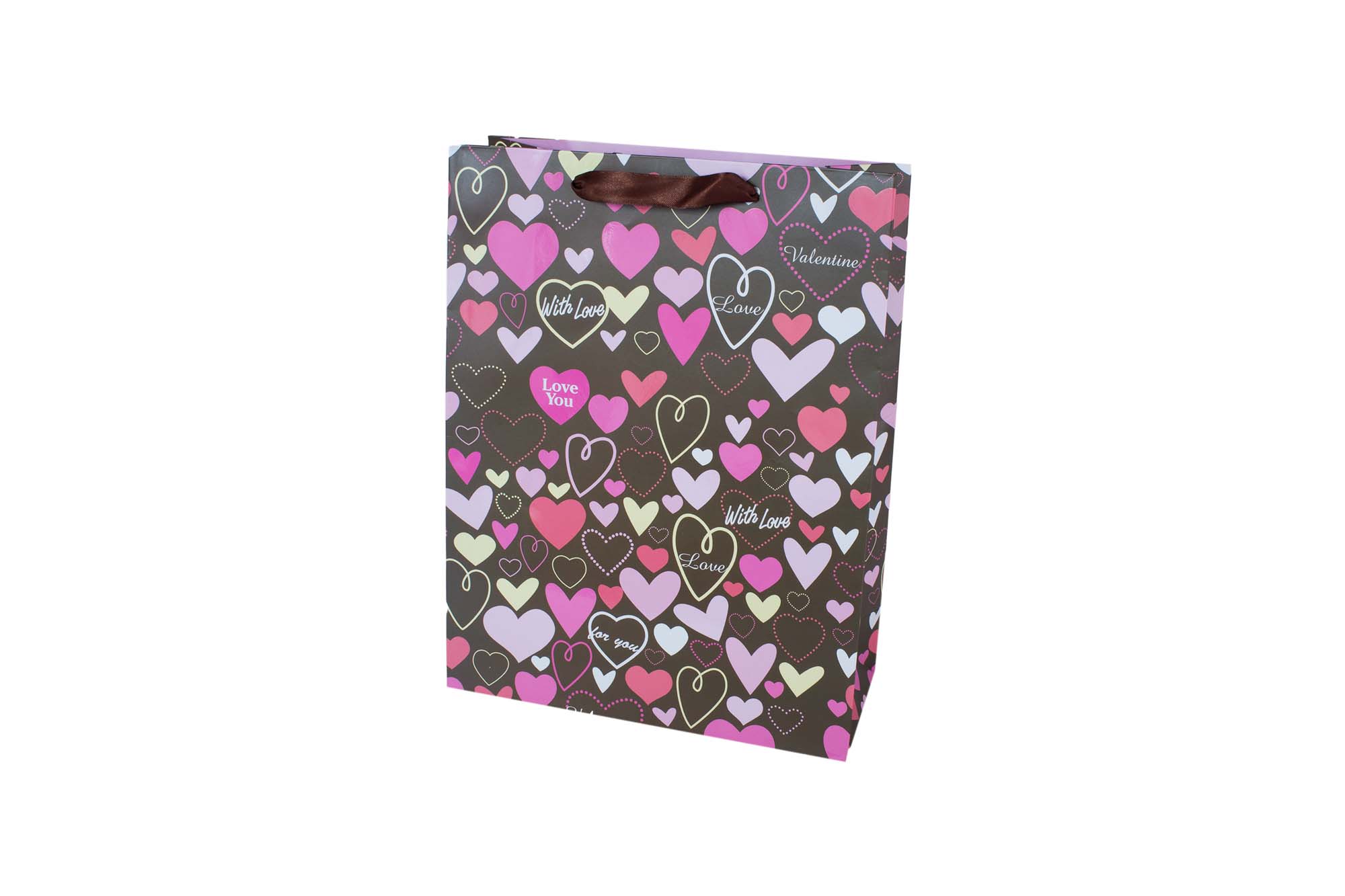 Кулек бум. 'Valentine' L 266*350*114мм | Интернет-магазин Кактус