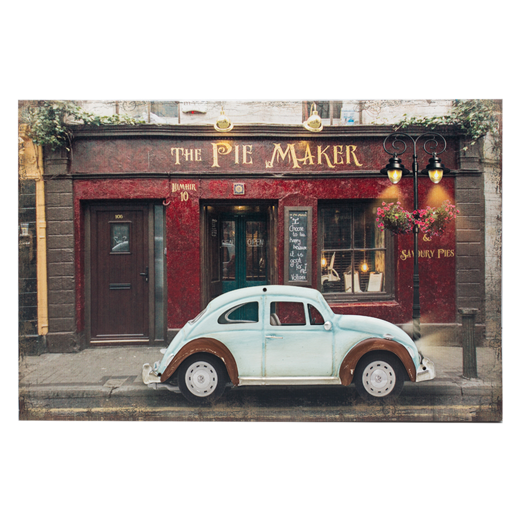 Картина 3D 2LED підсв Авто 40 * 60 | Интернет-магазин Кактус