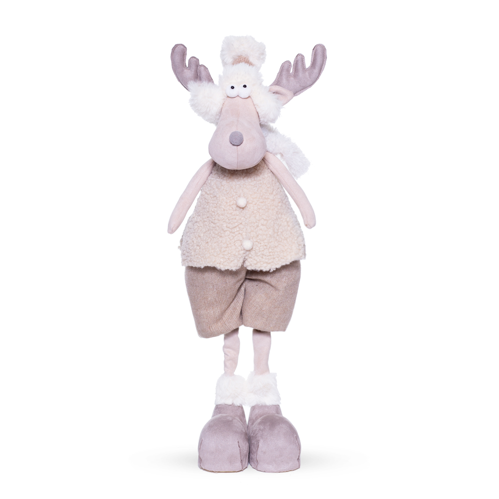 Фигурка Олень мальчик бежевая 60 см | Интернет-магазин Кактус