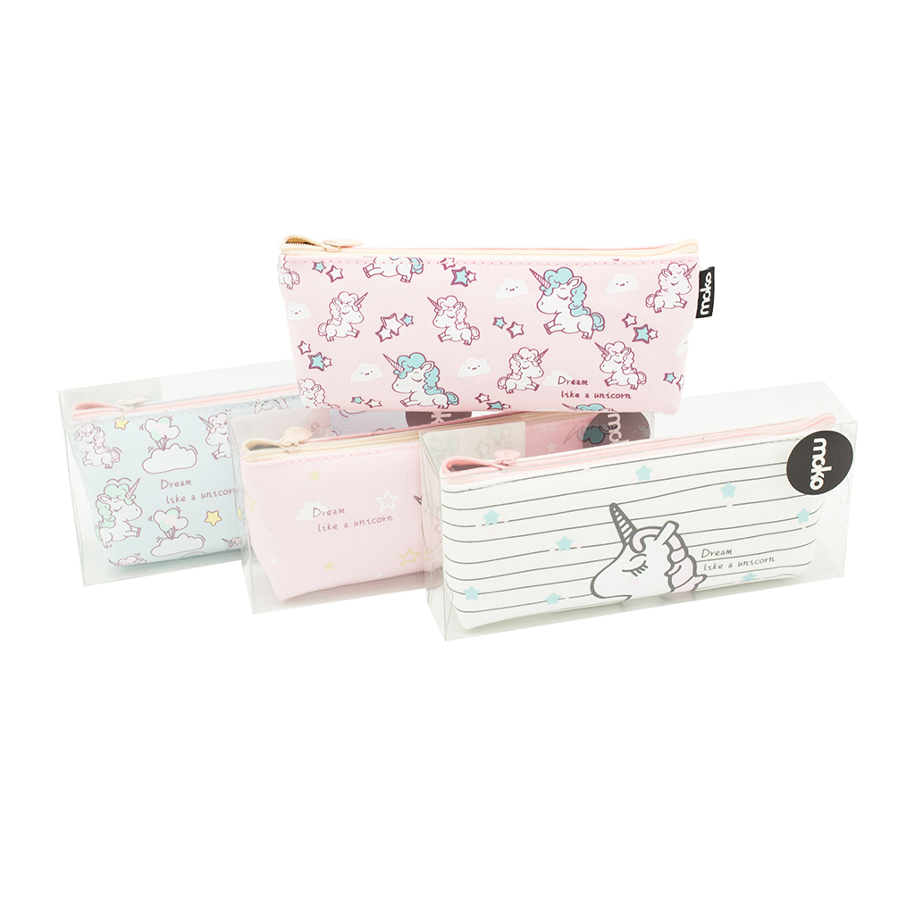 Пенал Єдиноріг 4 види Літо 18 * 8 * 3 см | Интернет-магазин Кактус