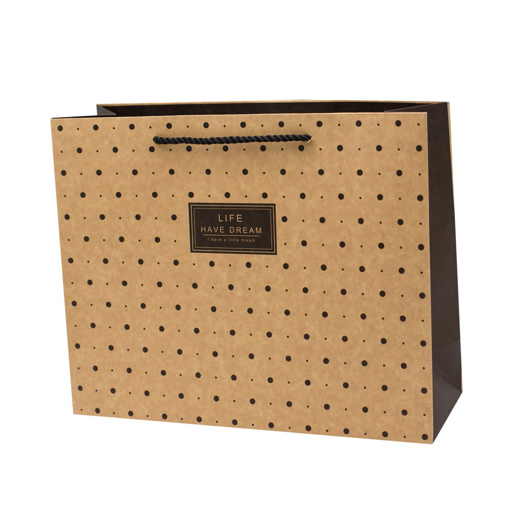 Пакет подарунковий M 19.6 * 24.5 * 8.8см | Интернет-магазин Кактус