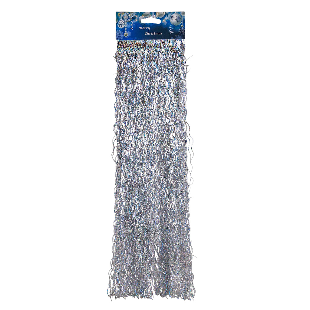 Дождик волна мини серый 27х50см | Интернет-магазин Кактус