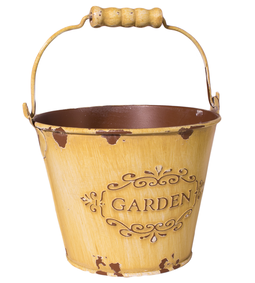 Кашпо відерце Garden 13.5 * 11см | Интернет-магазин Кактус