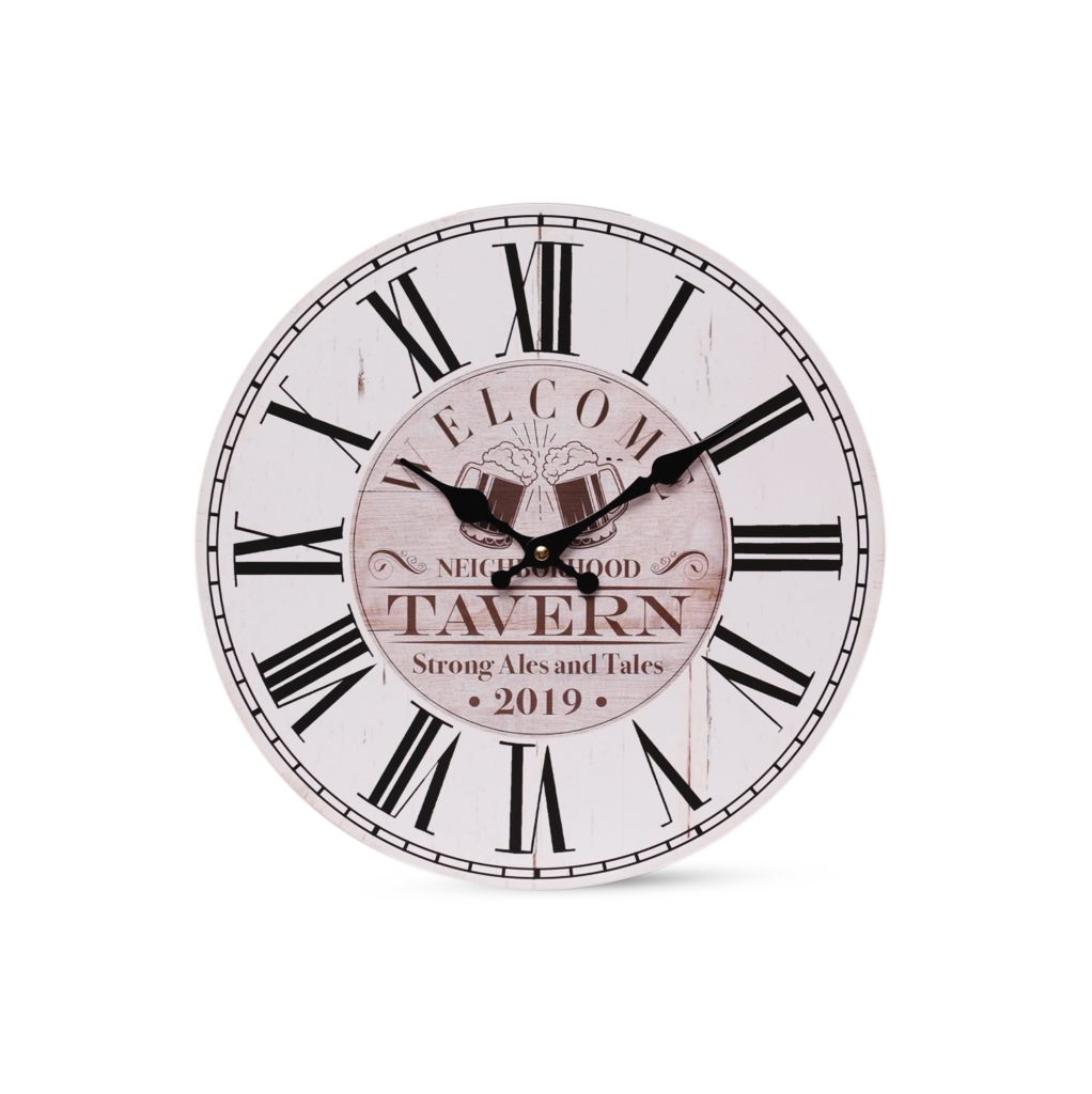 Часы настенные МДФ Tavern 34 см | Интернет-магазин Кактус