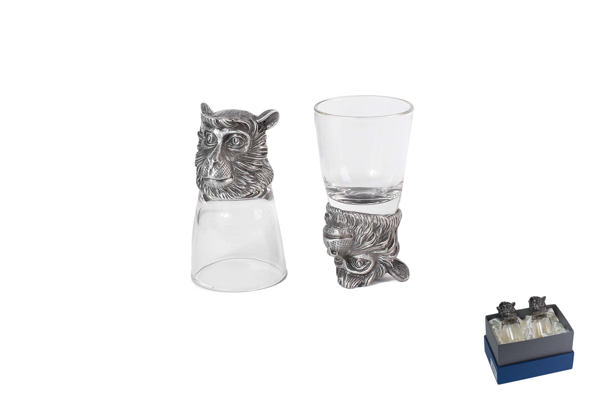 Рюмки Обезьяна 2 шт 50 мл | Интернет-магазин Кактус