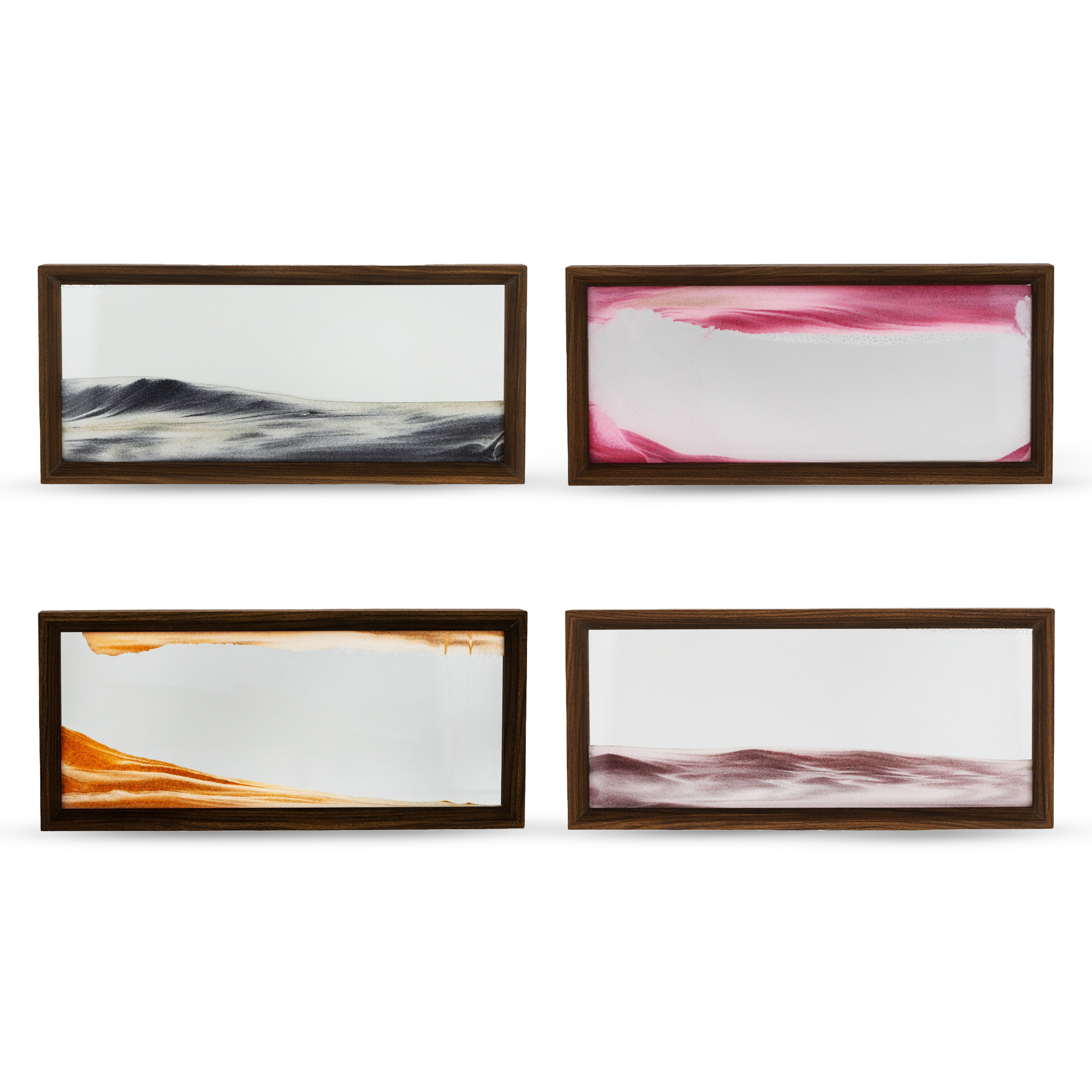 3D Картина c движущимся песком в деревянной рамке 4 вида 16,5х4х36,5см | Интернет-магазин Кактус