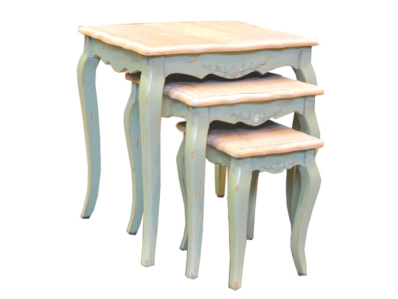 Набір столиків 3шт (56*48*59;42*42*48;34*28*37см) | Интернет-магазин Кактус