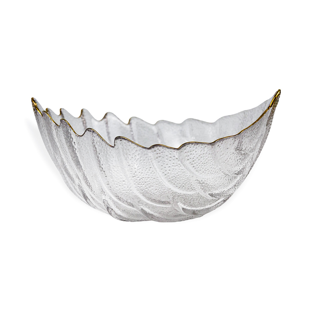 Пиала стеклянная Лист 13х28 см | Интернет-магазин Кактус