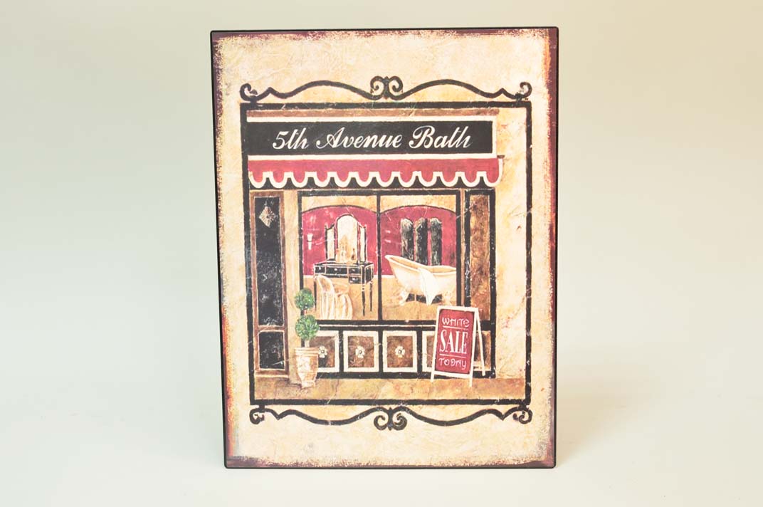 Пано метал 5th Avenue Bath 25*33см | Интернет-магазин Кактус