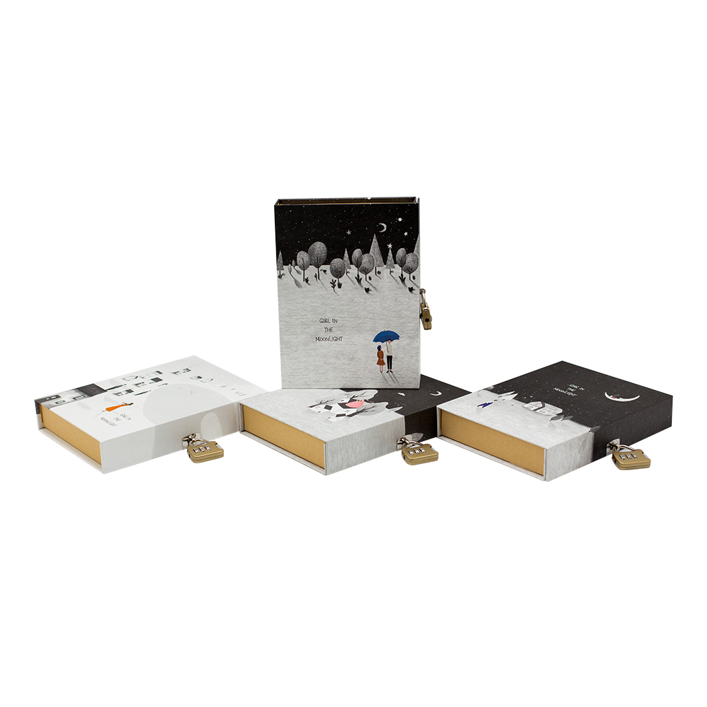 Блокнот на замочку Balck-White 112стор | Интернет-магазин Кактус