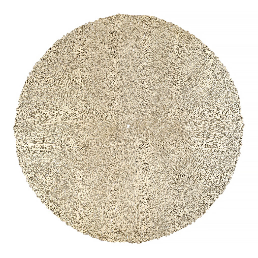 Салфетка под тарелку Вектор золото 38 см | Интернет-магазин Кактус