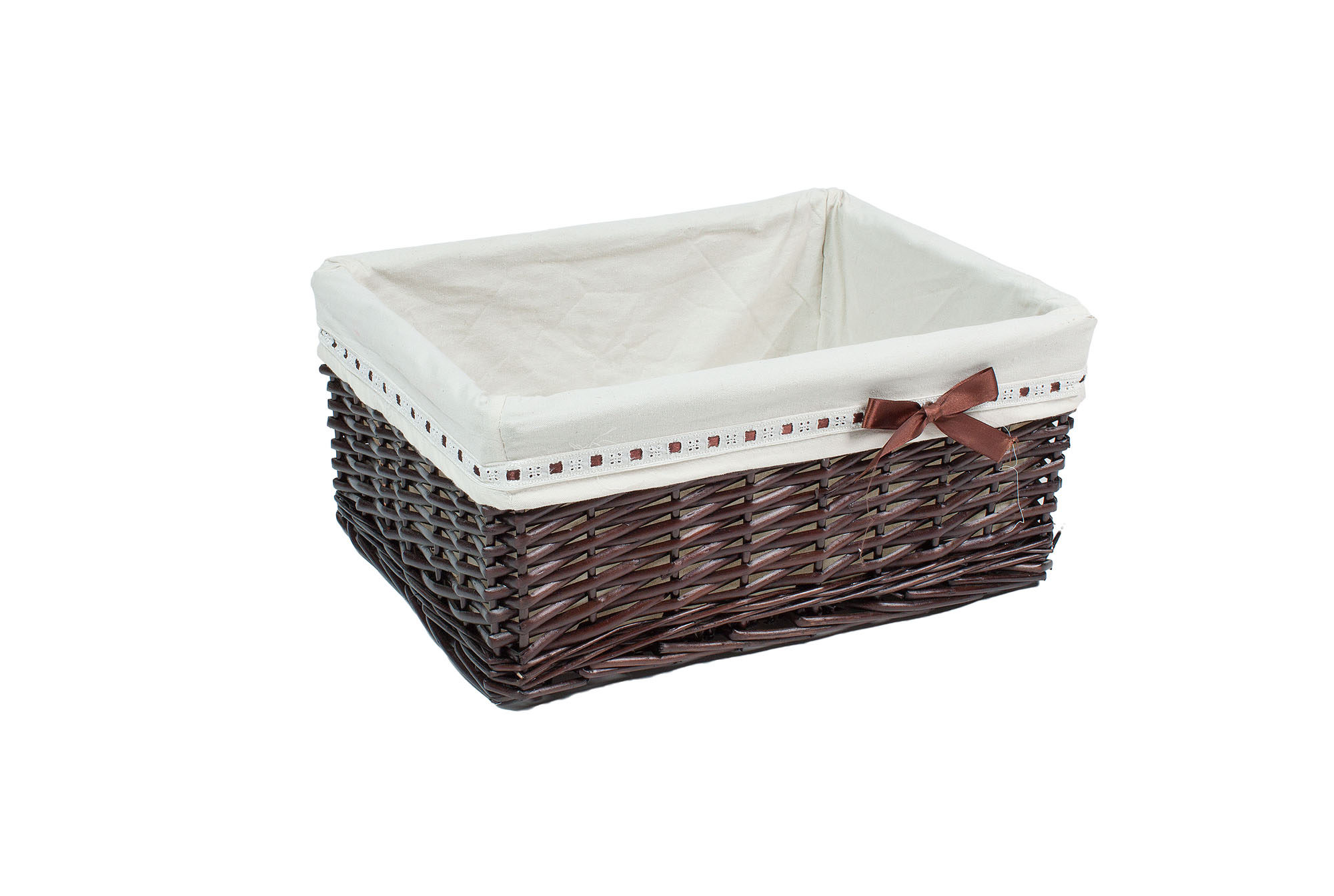 Корзинка (с лентой) S 39*29*18cm | Интернет-магазин Кактус