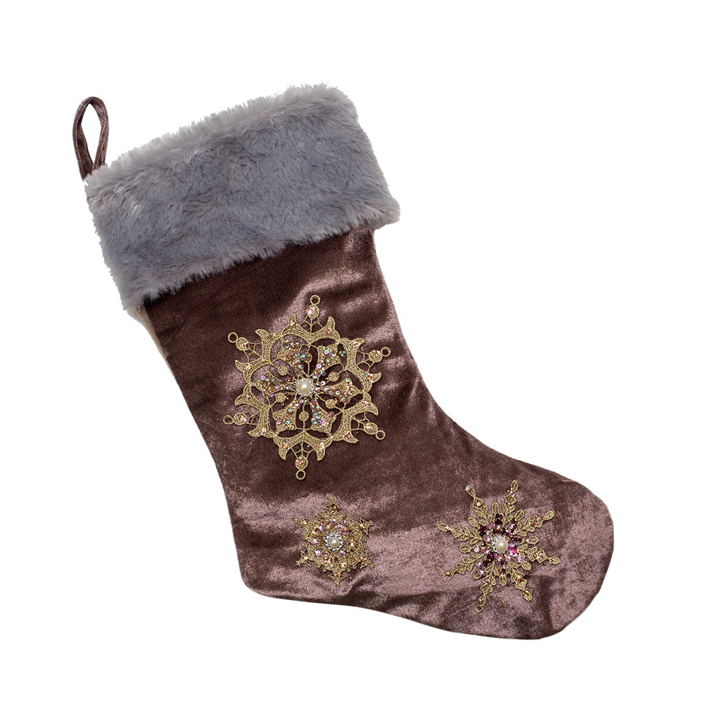 Новорічна Шкарпетка для подарунків 45см | Интернет-магазин Кактус