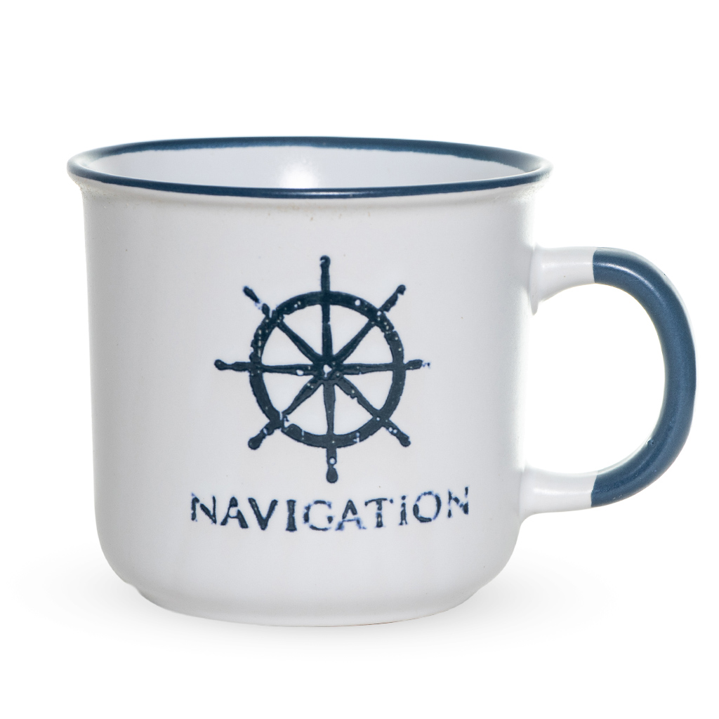 Кружка белая Navigation, 400 мл | Интернет-магазин Кактус