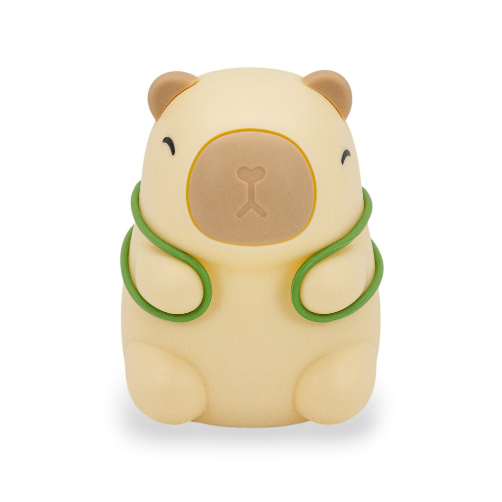 Силиконовый ночник с таймером Капибара с черепашкой 12х8,5х9 см | Интернет-магазин Кактус