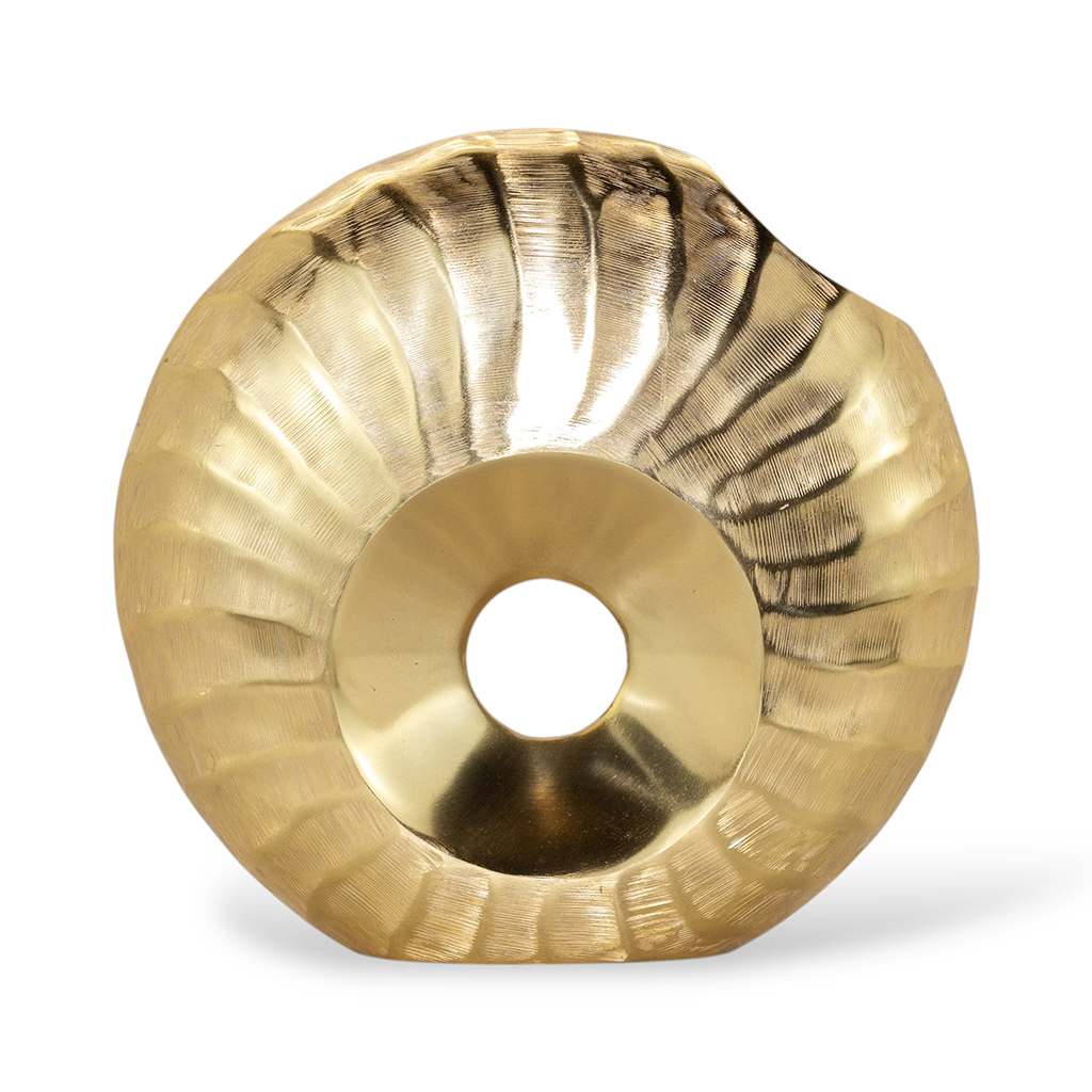 Ваза алюминиевая Тор золото 28,5 см | Интернет-магазин Кактус