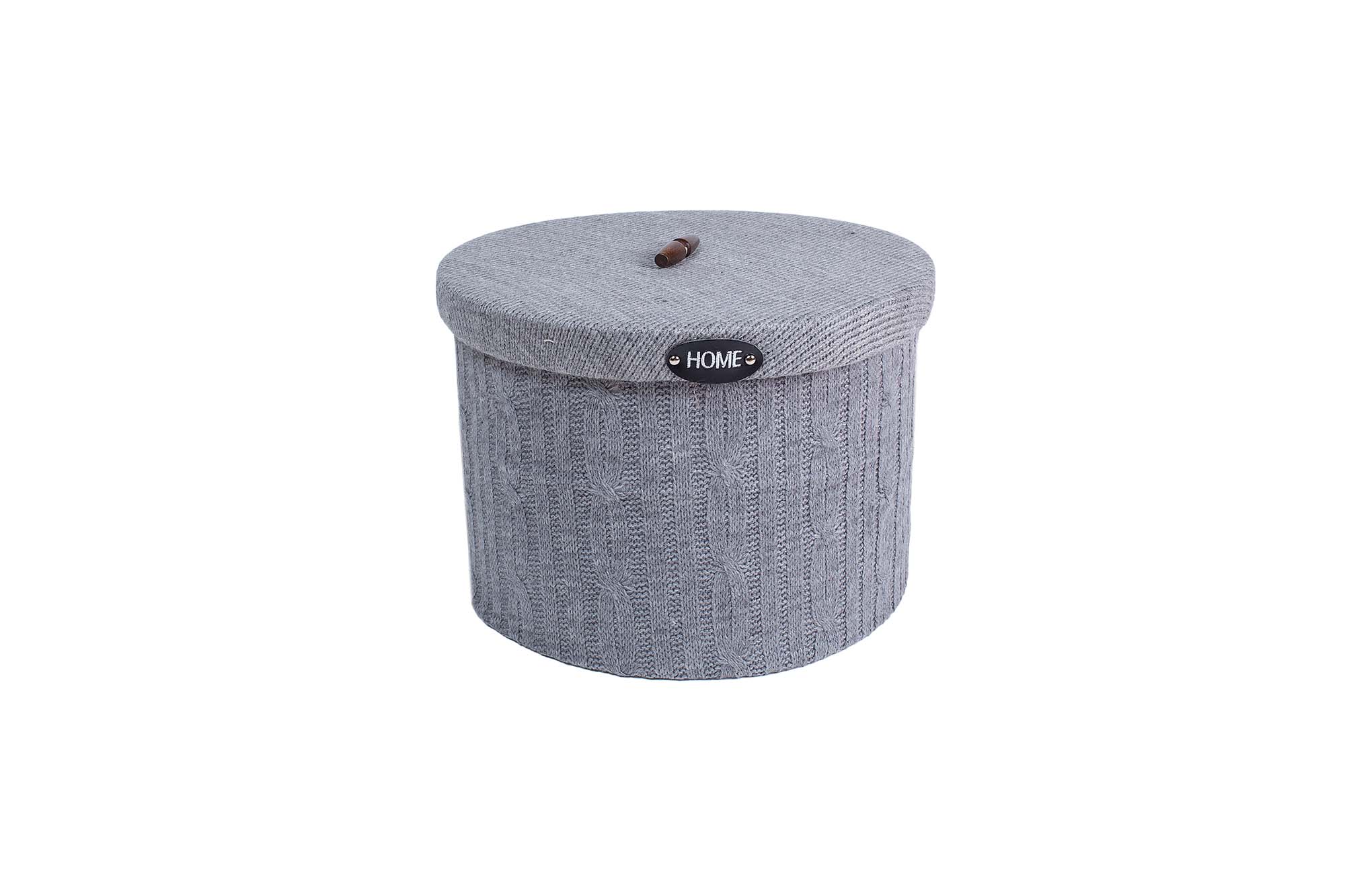 Коробка Вязка коло (сер) M 25 * 19см | Интернет-магазин Кактус