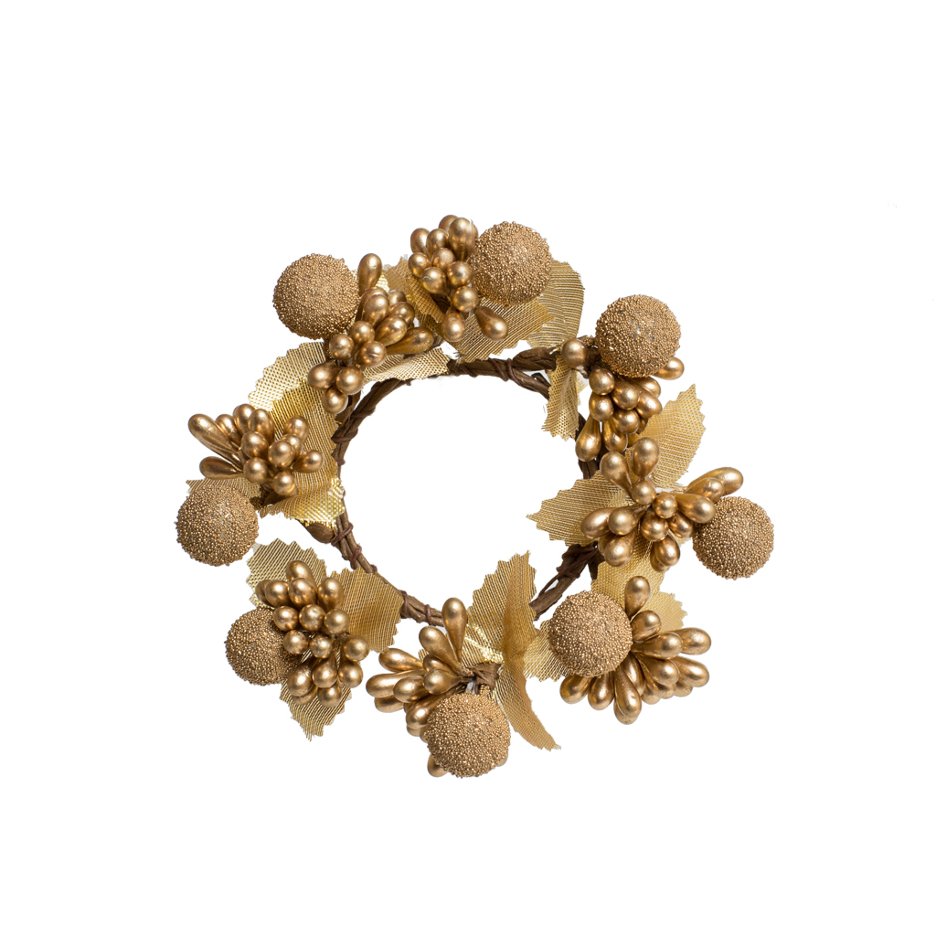 Букет Новогодний, 2 вида(серебро/золото) 6см | Интернет-магазин Кактус