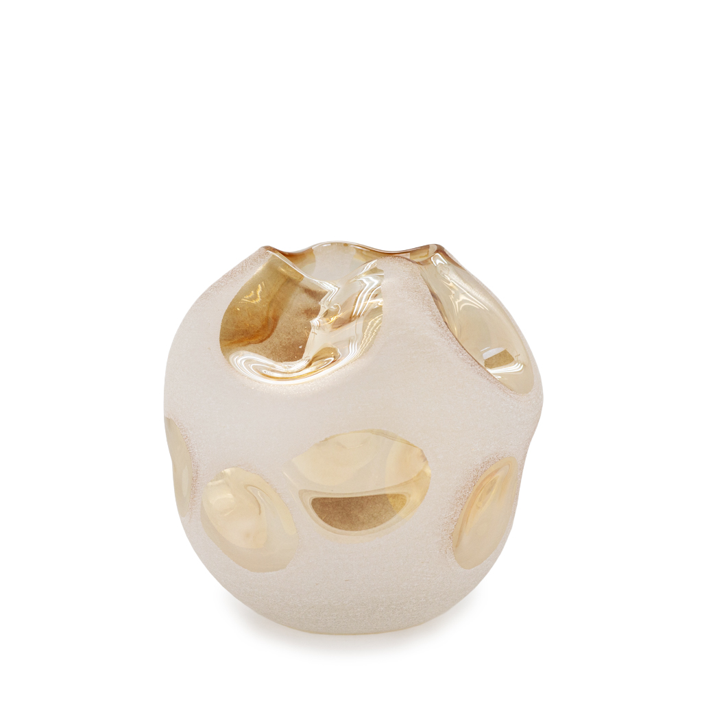 Ваза стеклянная Венецианская 22,5см | Интернет-магазин Кактус