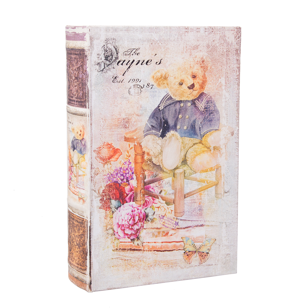 Шкатулка фолиант Teddy холст L | Интернет-магазин Кактус