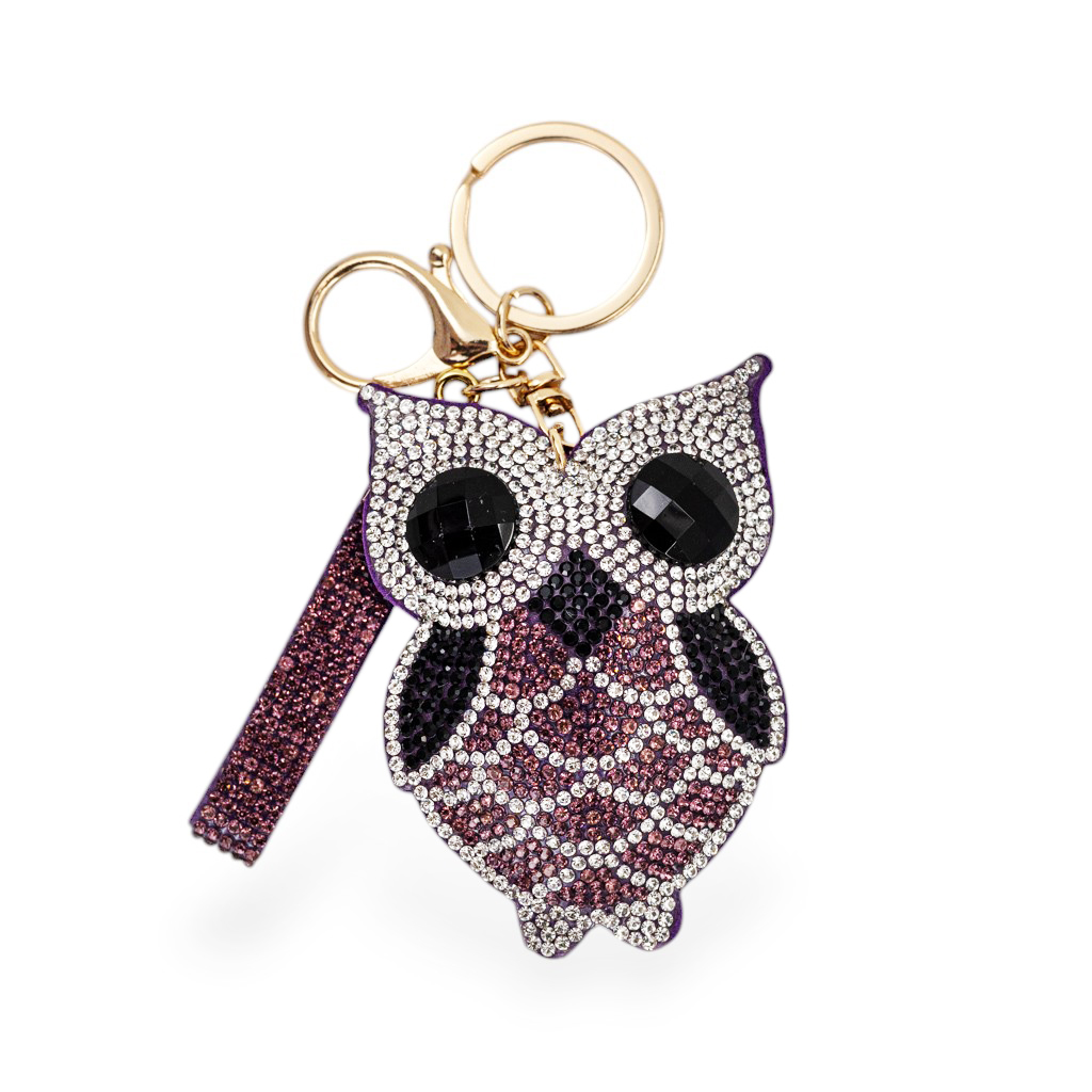 Брелок Совушка фиолетовая 12см | Интернет-магазин Кактус