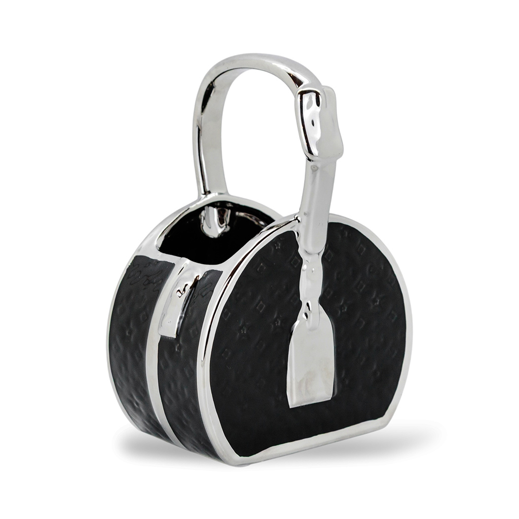 Ваза керамическая Сумка Glam Bag 18,7х9х13 см | Интернет-магазин Кактус