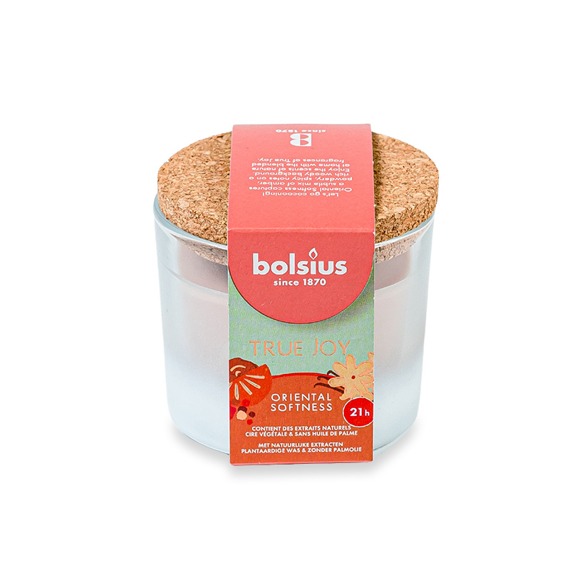 Свеча в стекляном подсвечнике TrueJoy Oriental Softness 6,6х8,3 см | Интернет-магазин Кактус