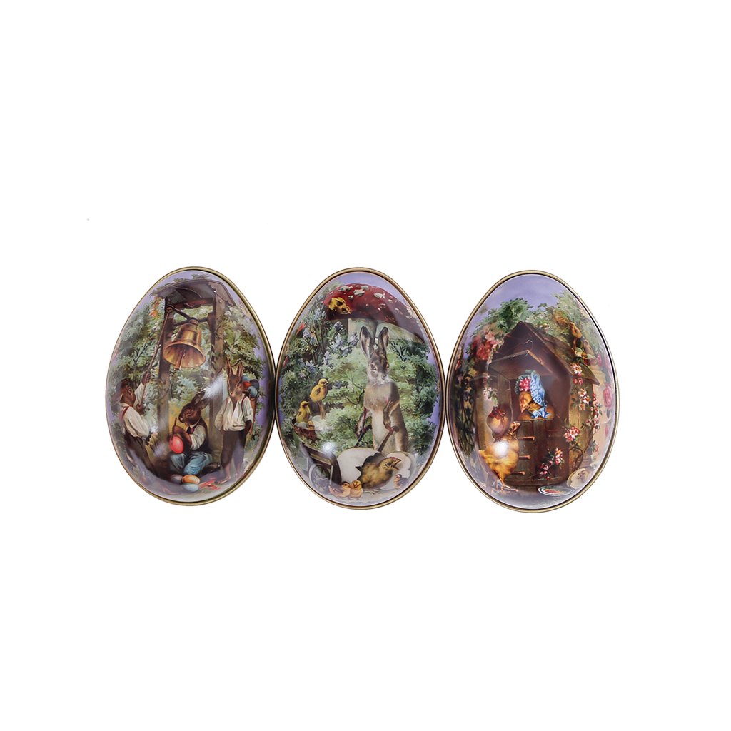 Коробочка метал Яйце Великоднє M 3 види | Интернет-магазин Кактус