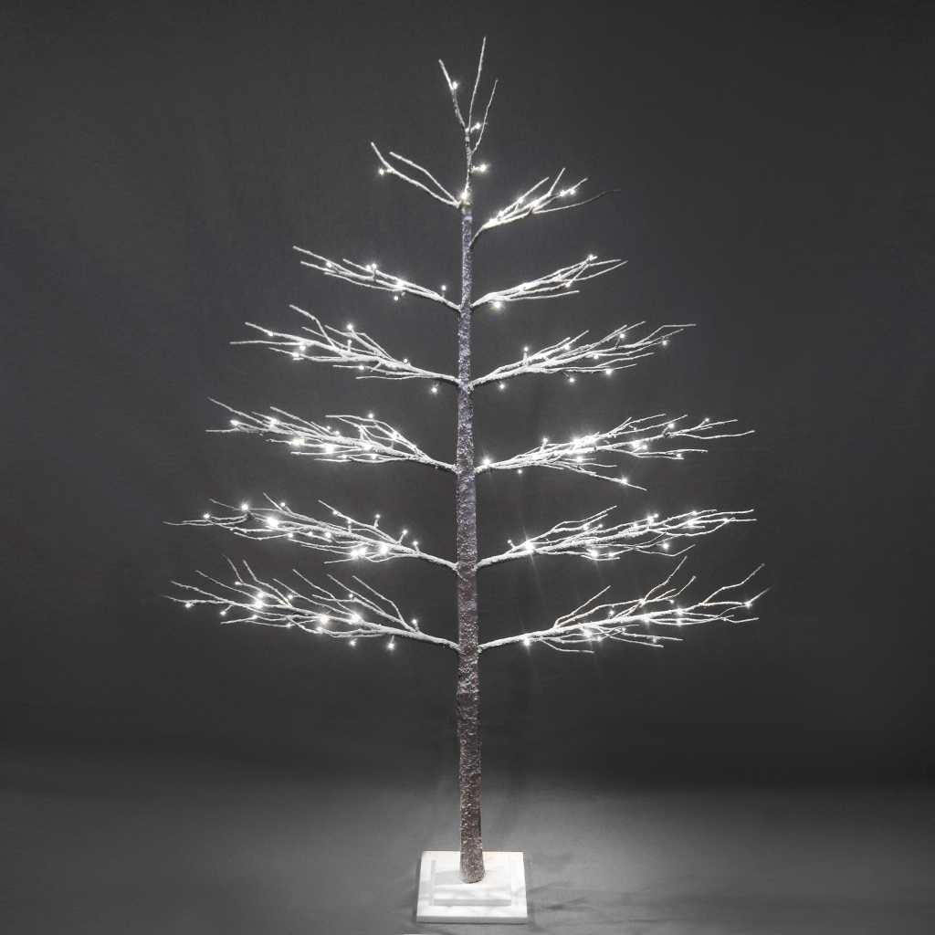 Светодиодное дерево в снегу 180см 156 диодов | Интернет-магазин Кактус