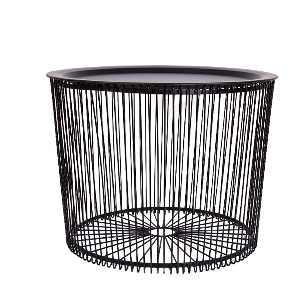 Столик металлический черный L | Интернет-магазин Кактус